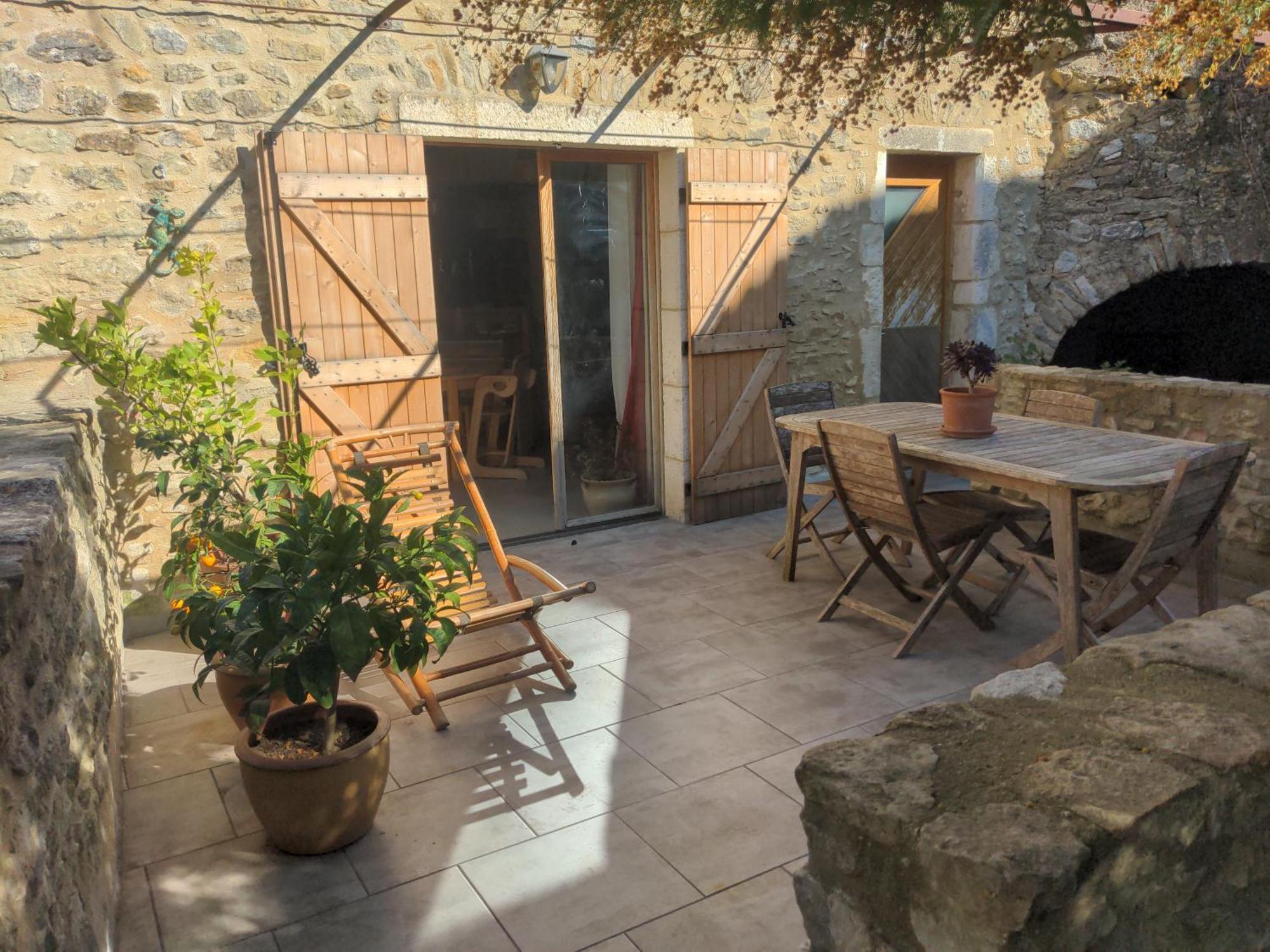 Gite Les Tilleuls Villa Saint-Montan Buitenkant foto